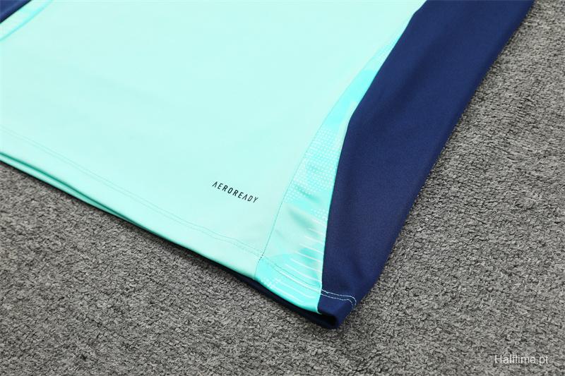 24/25 Chelsea Lake Blue Half Zipper Jacket+Long Pants