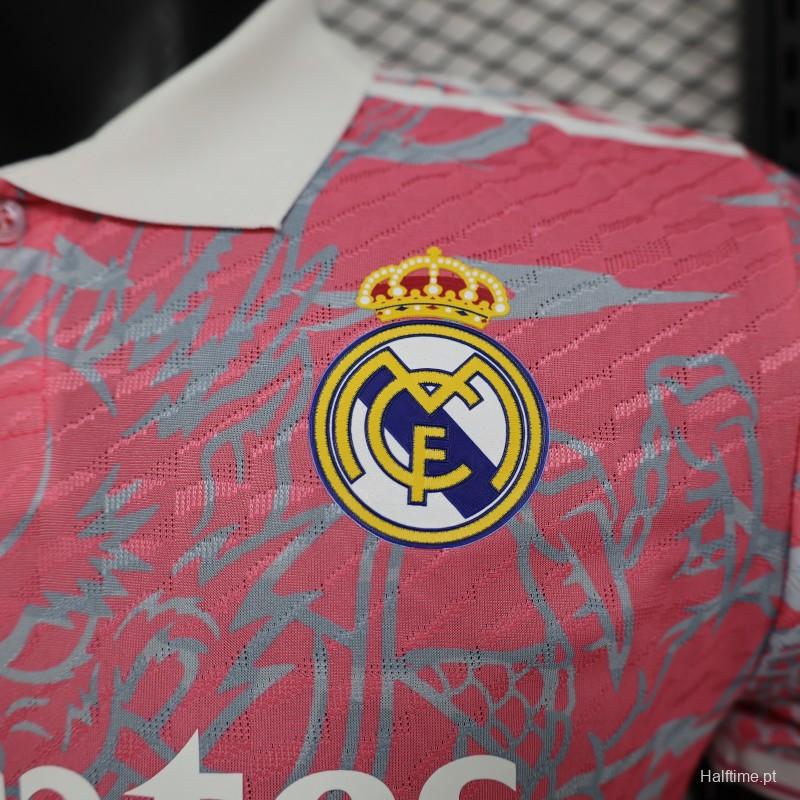 Player Version 24/25 Real Madrid Pink Dragon Special Jersey