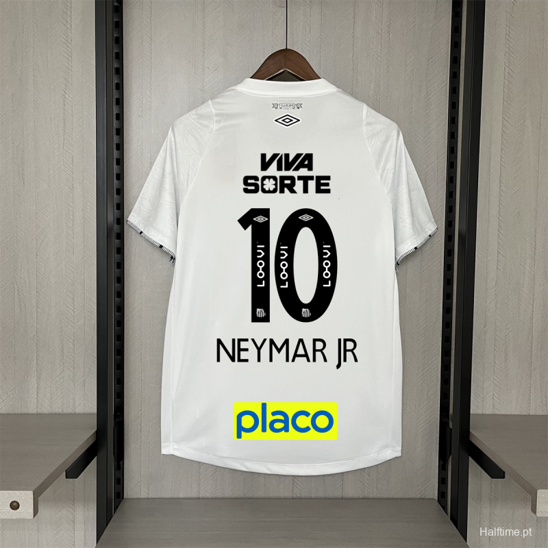 24/25 Santos &amp; Neymar Home S-XXXXL Jersey