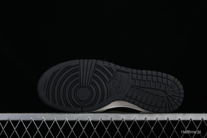 Nike SB Dunk Low Casual Skateboarding Shoes in Beige Green with Hemp Rope Detail - LK2146-511