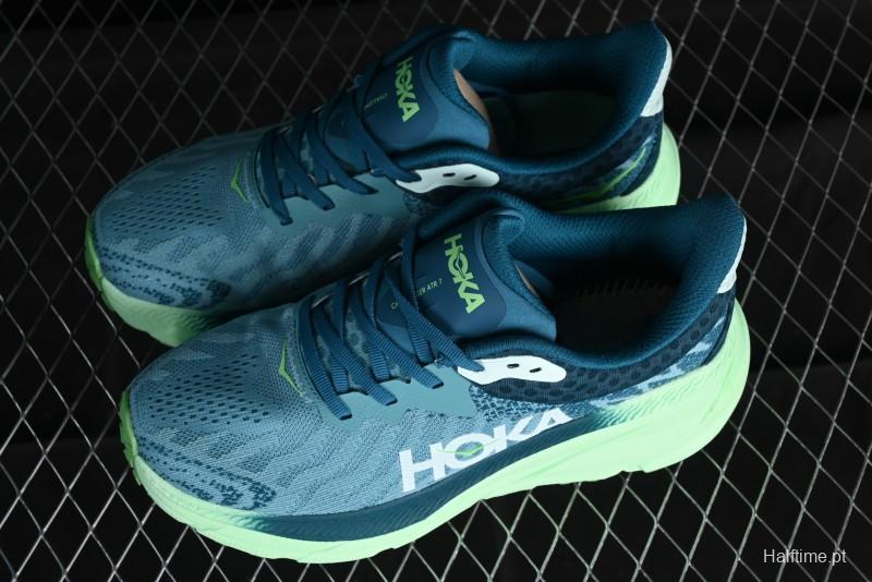 Hoka One One Challenger ATR 7 Low Trail Running Shoes with Enhanced Cushioning and Breathable Mesh - 1134498 OMLG
