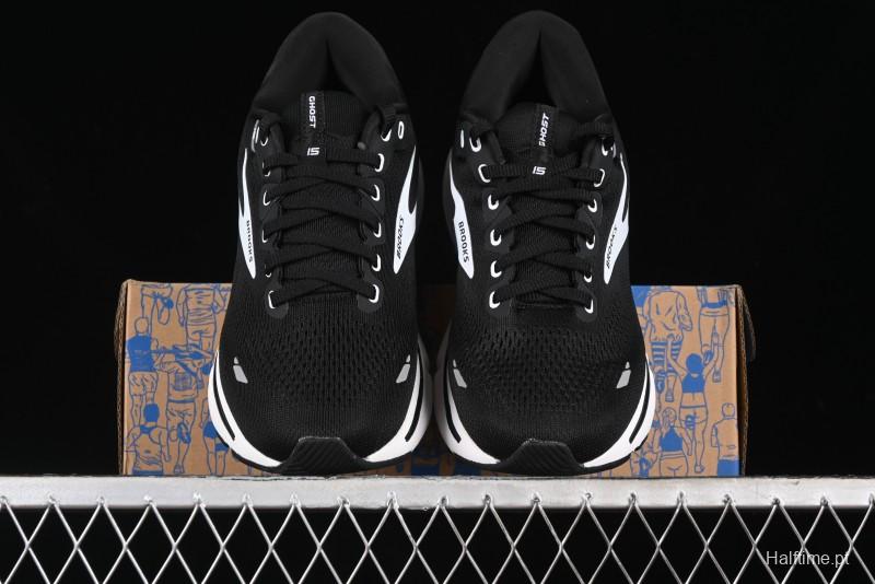 Brooks Ghost 15 Running Shoes with DNA LOFT V2 Cushioning and Breathable Air Mesh - 1103931D012