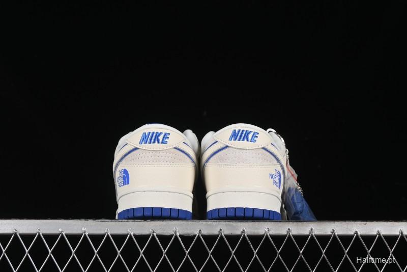 Nike SB Dunk Low The North Face Collaboration Anniversary Edition Custom Low-Top Casual Skate Shoes - KK1333-007