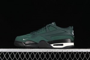 Nike Air Jordan 4 Retro Remastered Low-Top Basketball Shoes - HF4334-300