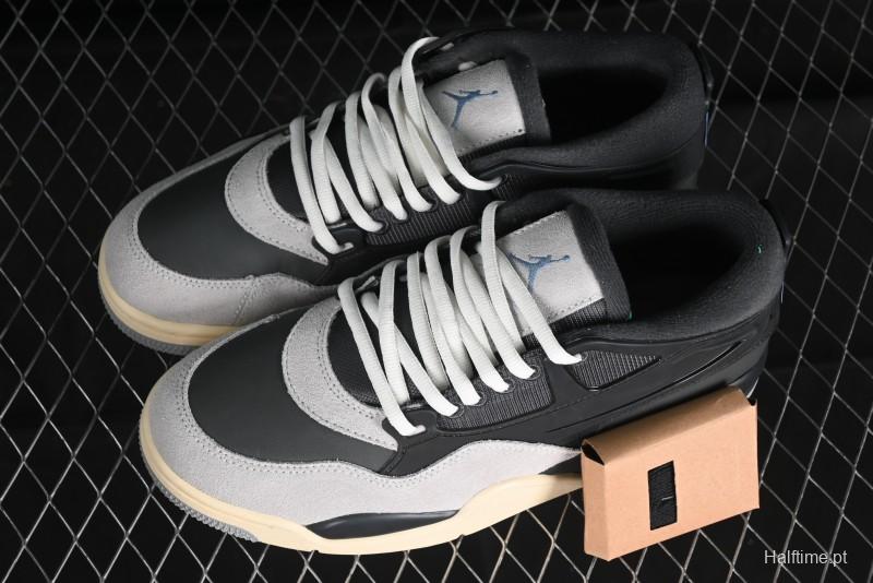 Nike Air Jordan 4 Remastered Sneakers in Black Grey - FQ7938-002