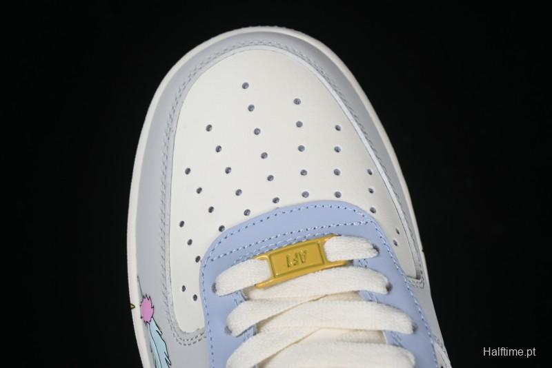 Nike Air Force 1'07 Low "Cherub" Anime Hand-Painted Doodle Low-Top Casual Sneakers - DB3301-711