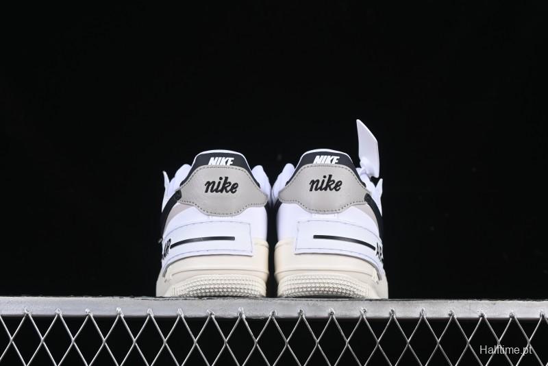 Nike Air Force 1 Shadow Low-Top Sneakers with Lightweight EVA Midsole and Anti-Slip RB Rubber Outsole - DZ1847-110
