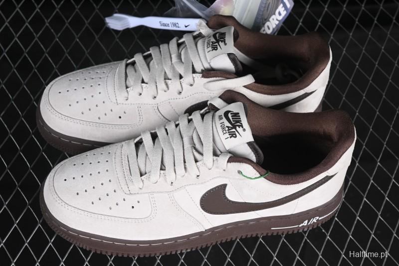 Nike Air Force 1 '07 Low Casual Sneakers with Full-Length Air Cushion - HQ3485-104
