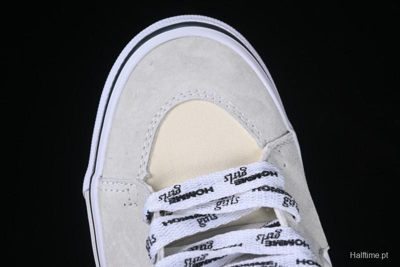 Vans HommeGirls x Sk8-Mid Fashion Casual Mid-Top Suede Skate Shoes with Bold Side Stripes - VN000NBN2VZ
