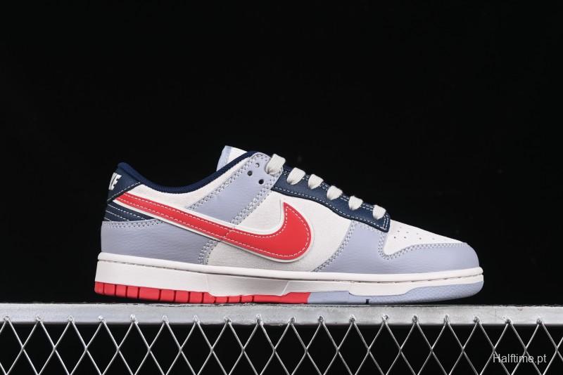 Nike SB Dunk Low Supreme Collaboration Anniversary Custom Low-Top Casual Sneakers - DM6868-045