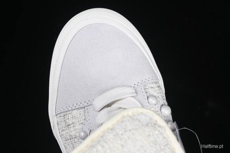 Vans Skool Ext Pearl White Low-Top Casual Skate Shoes - VN000EEMQC5
