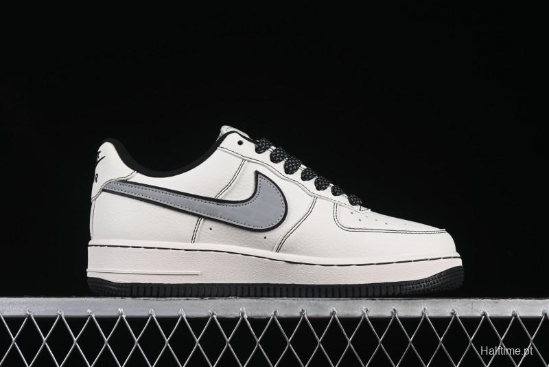 Nike Air Force 1 '07 Low The North Face x Comme des Garçons Black White Line Casual Sneakers - HH7518-050
