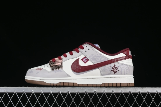 Nike Dunk Low Year of the Snake Limited Edition Low-Top Casual Sneakers - FB7160-161