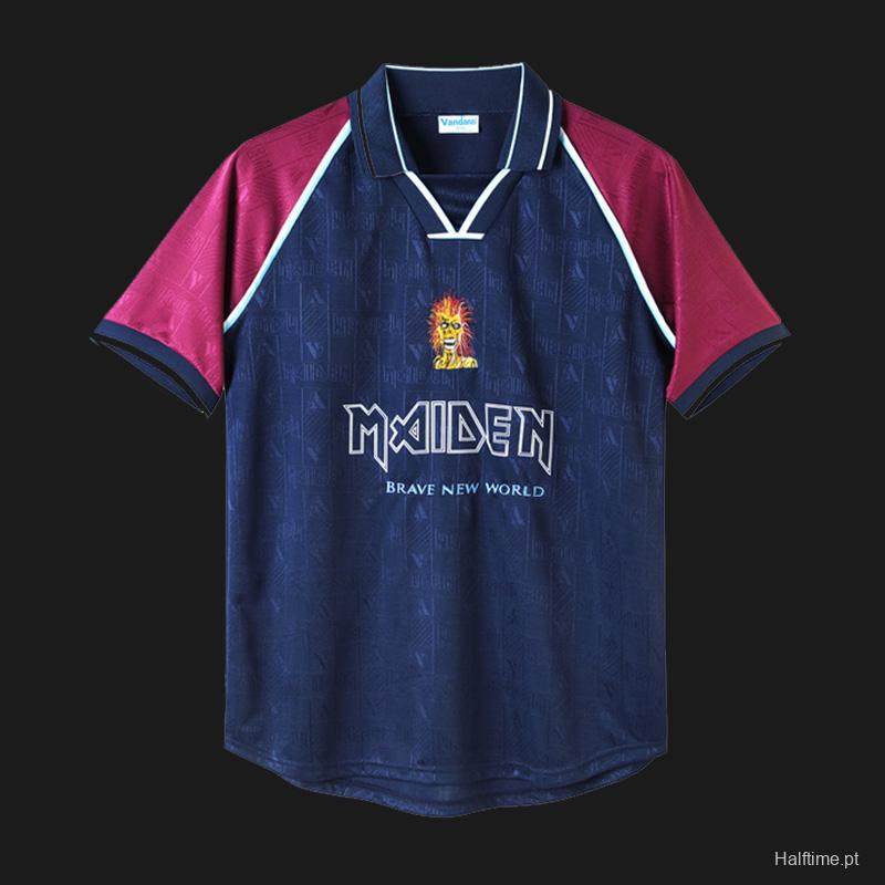 Retro 99/01 West Ham United x Iron Maiden Home Jersey