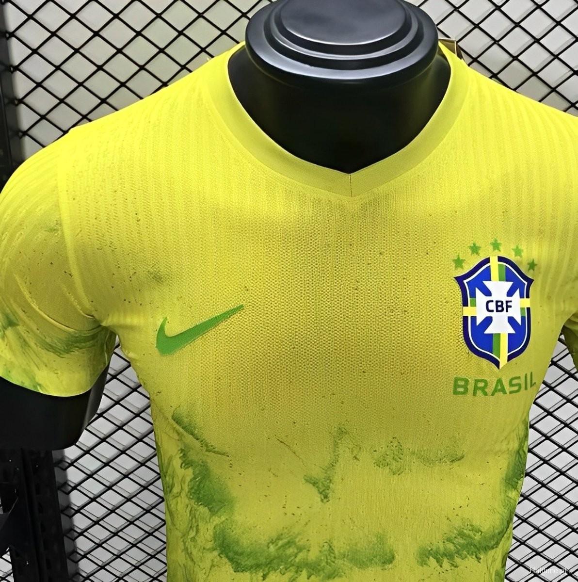 Player Version 2024 Brazil Yellow Special Jersey