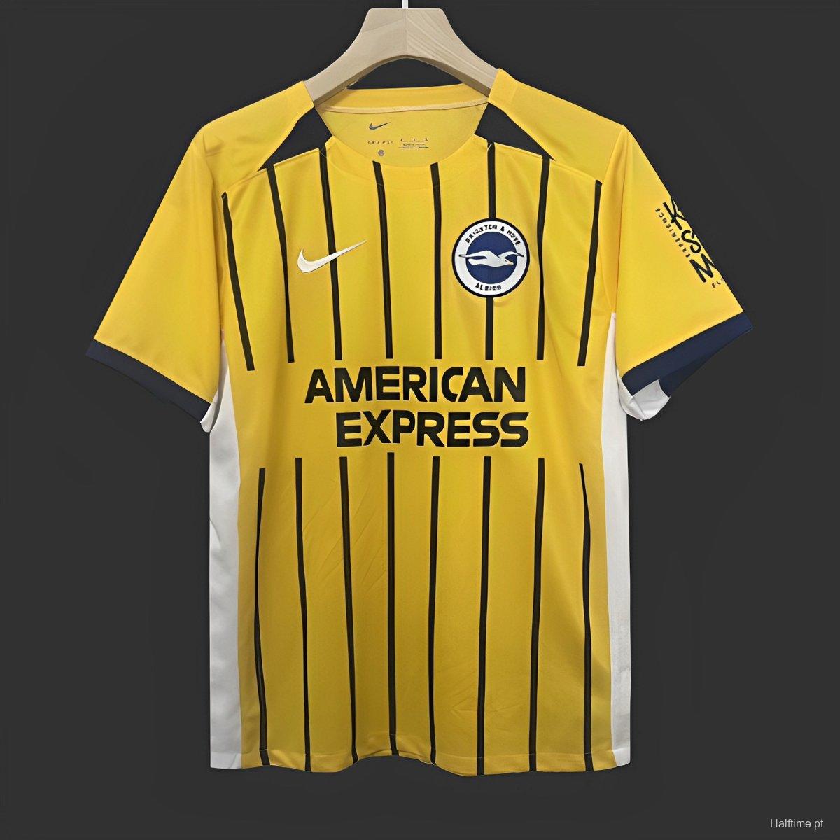 24/25 Brighton Hove Albion Away Yellow Jersey