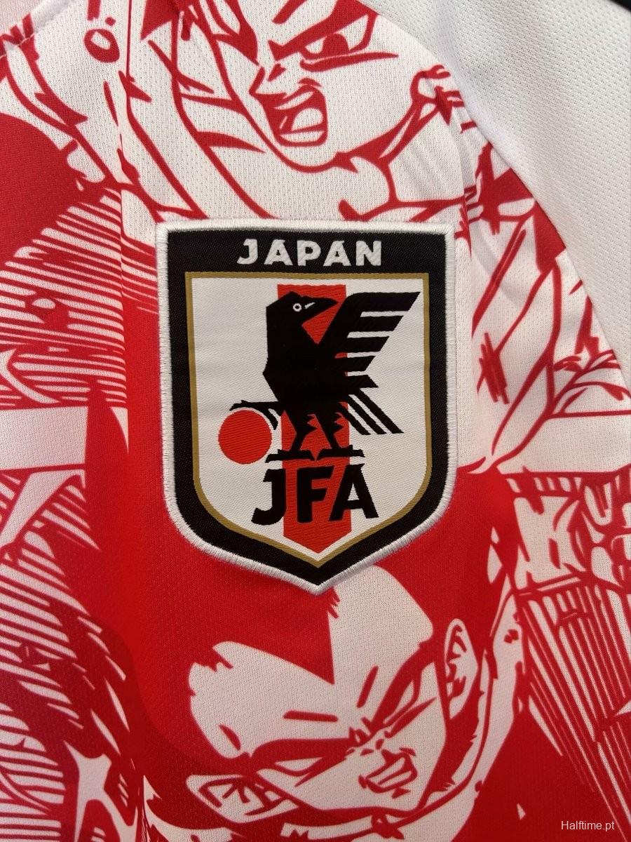 2024 Japan National Team Dragon Ball Z Limited Edition Red/White Jersey